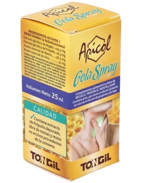 Apicol Gola Spray 25Ml de Tongil