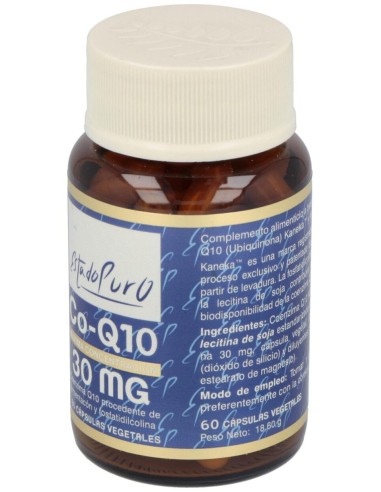 Co-Q10 Kaneka 30Mg. 60Cap. Estado Puro de Tongil
