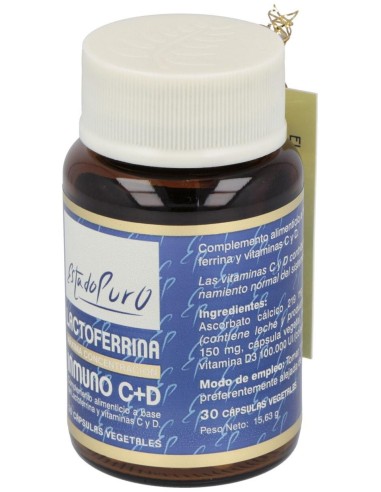 Lactoferrina Inmuno C+D 30Cap. de Tongil