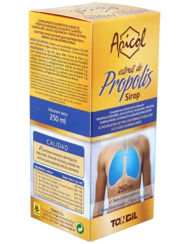 Apicol Extracto Propolis Jarabe 250Ml. de Tongil