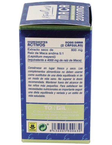 Maca 60Cap. Estado Puro de Tongil