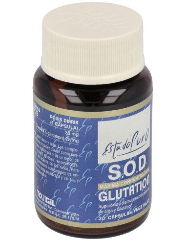Sod Glutation 30Cap. Estado Puro de Tongil