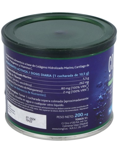 Colageno Marino Con Cartilago De Tiburon 200Gr. de Tongil
