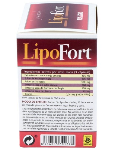 Lipofort (Quemafort) 60Cap. Lineabel de Tongil