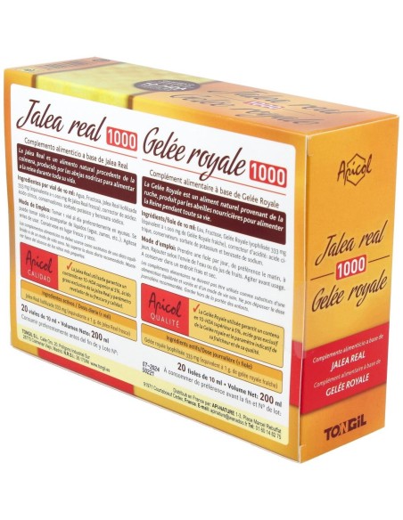 Apicol Jalea Real 1000Gr. 20Viales de Tongil