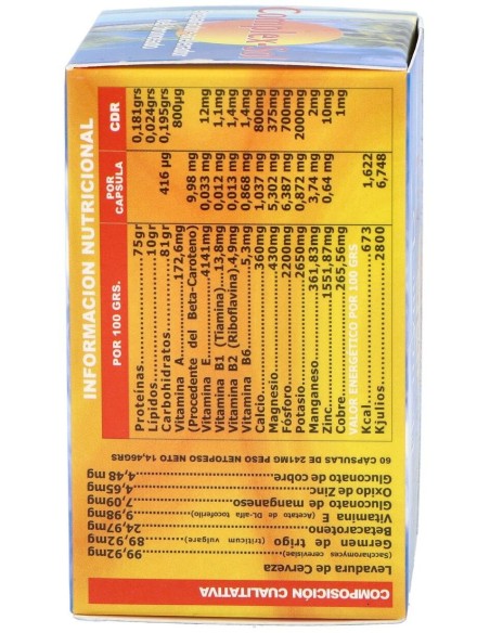 Complex Sol Vitaminas+Minerales Para El Sol 60Cap. de Fleurymer