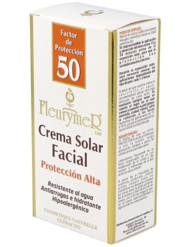 Crema Solar Facial Spf-50 Tubo 80Ml. de Fleurymer