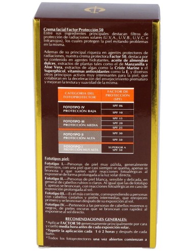 Crema Solar Facial Spf-50 Montaña 80Ml. de Fleurymer