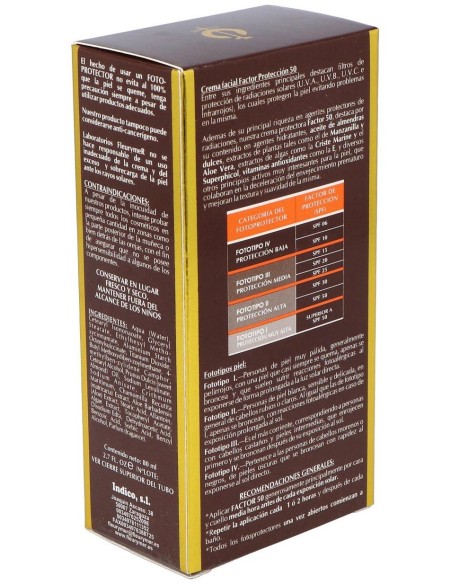 Crema Solar Facial Spf-50 Montaña 80Ml. de Fleurymer