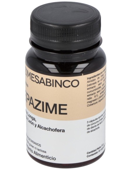 Hepazime 60Cap. de Enzime - Sabinco