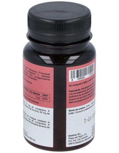 Monakolina Forte +Q10+D3 30Cap. de Enzime - Sabinco