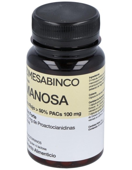 D-Manosa Arandabin Forte 60Cap. de Enzime - Sabinco