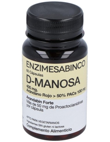 D-Manosa Arandabin Forte 60Cap. de Enzime - Sabinco