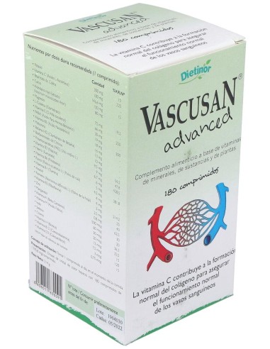 Vascusan Advanced 180Cap. de Dietinor (Vascusan)