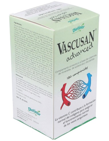 Vascusan Advanced 180Cap. de Dietinor (Vascusan)