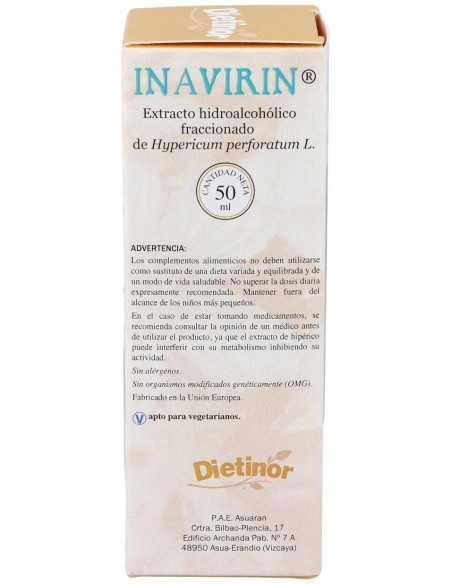 Inavirin Extracto Hidroalcohólico 50 Ml de Naturemost