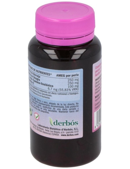 Borafemina Plus (Mensulan 30) 120Perlas de Derbos