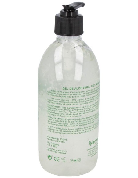 Gel Aloe Vera 100% Natural 500Ml. de Derbos