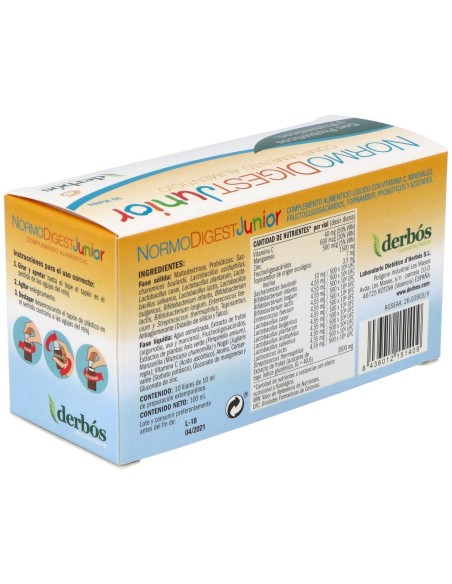 Normodigest Junior 10Viales de Derbos
