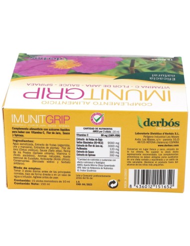 Imunit Grip 15Sticks de Derbos