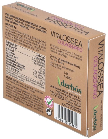 Vitalossea Colagenpro 30Comp. de Derbos