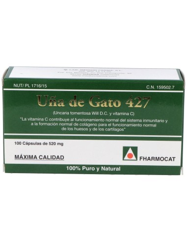 Uña De Gato 427 100Cap. de Fharmocat