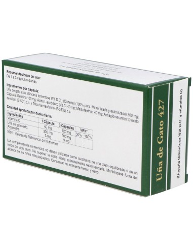 Uña De Gato 427 100 capsulas de Fharmocat
