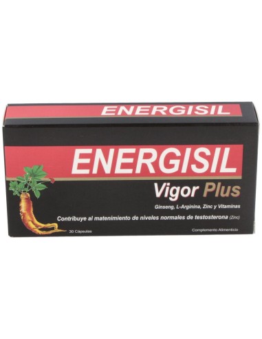 Energisil Vigor Plus (Ginseng+Arginina) 30Cap. de Energisil
