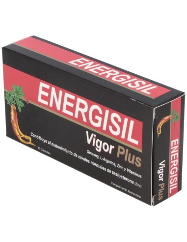 Energisil Vigor Plus (Ginseng+Arginina) 30Cap. de Energisil