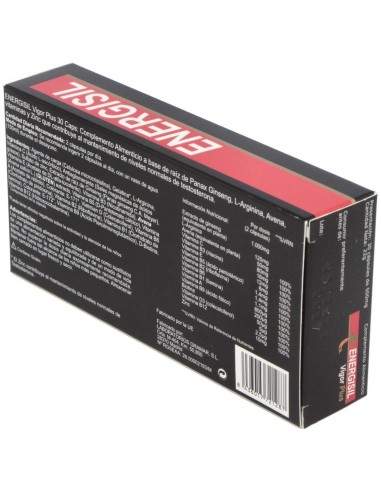 Energisil Vigor Plus (Ginseng+Arginina) 30Cap. de Energisil