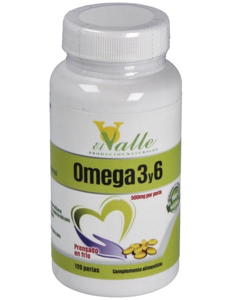 Omega 3 Y Omega 6 (A.De Borraja Y Salmon)120Perlas de El Valle