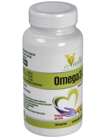 Omega 3 Y Omega 6 (A.De Borraja Y Salmon)120Perlas de El Valle