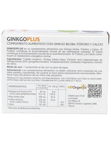 Ginkgoplus 30Comp. de Herbofarm