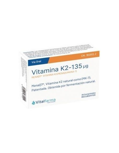 Vitamina K2-7 30Comp. de Vitalfarma