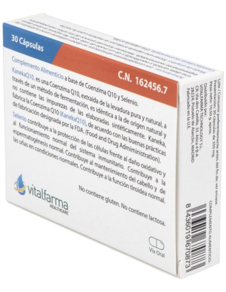 Coenzima Q10 Complex 100Mg. 30Vcap. de Vitalfarma