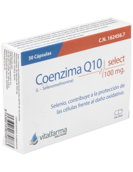 Coenzima Q10 Complex 100Mg. 30Vcap. de Vitalfarma