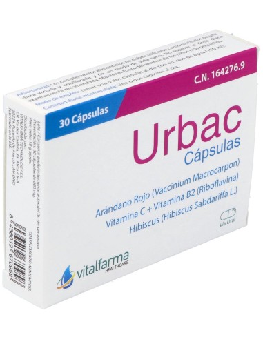 Urbac 30Cap. de Vitalfarma