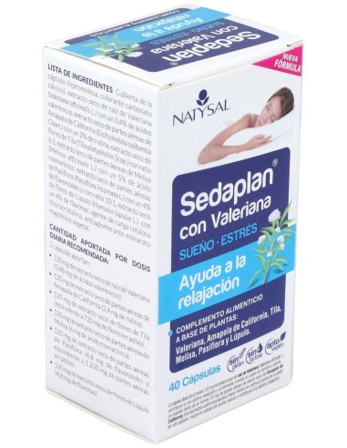 Sedaplan (Valeriana-Tranquilizante) 40Cap. de Natysal