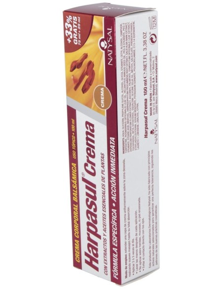 Crema Balsamica Harpasul (Harpagofito Forte) 75Ml de Natysal
