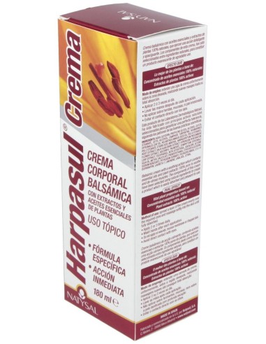 Crema Balsamica Harpasul (Harpagofito Forte) 180Ml de Natysal