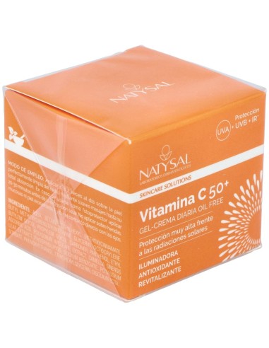 Crema Vitamina C  Fps50 + Tarro 50 ml. de Natysal