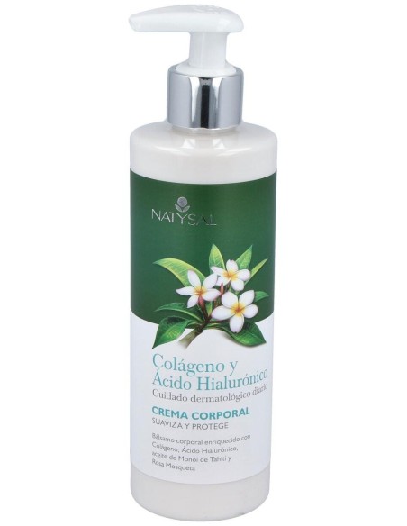 Crema Corporal Colágeno Y Ácido Hialurónico 300 ml. de Natysal
