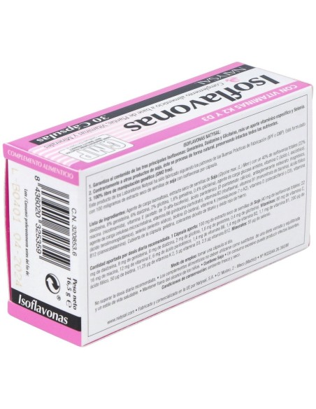 Isoflavonas (40% Isoflavonas, Vitex Agnus-Castus Y Vitaminas) 30 Cáps. de Natysal