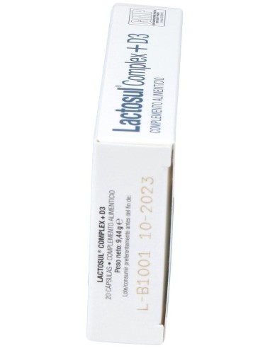 Lactosul Complex + D3 20 Cáps. de Natysal