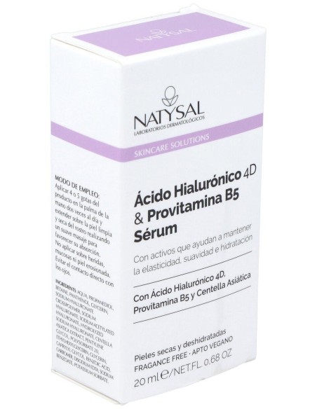Sérum Ácido Hialurónico 4D & Provit.B5 20 ml. de Natysal