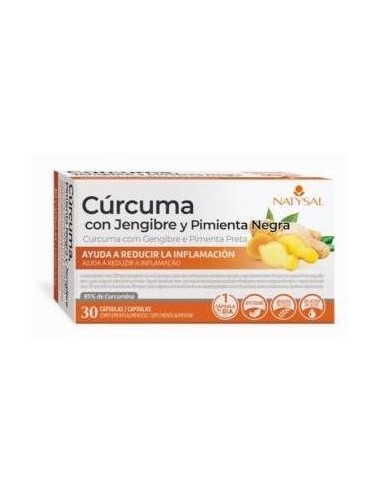 Curcuma Con Jengibre Y Pimienta Negra 30Cap. de Natysal