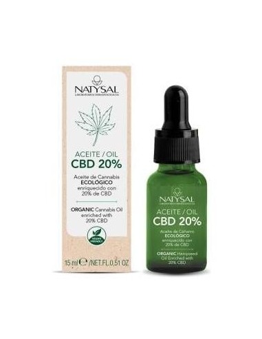 Aceite De Cannabis 20% Cbd 15Ml. Eco de Natysal