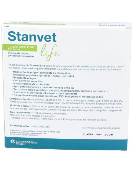 Collar Stanvet Life Perros 60Cm. de Stangest Vet