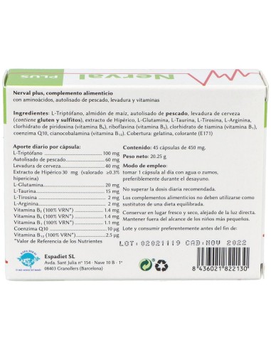 Nerval Plus 45 Cáp. de Espadiet