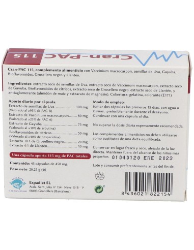 Cran-Pac 115 45Cap. de Espadiet